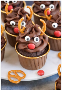 reindeer cupcakes