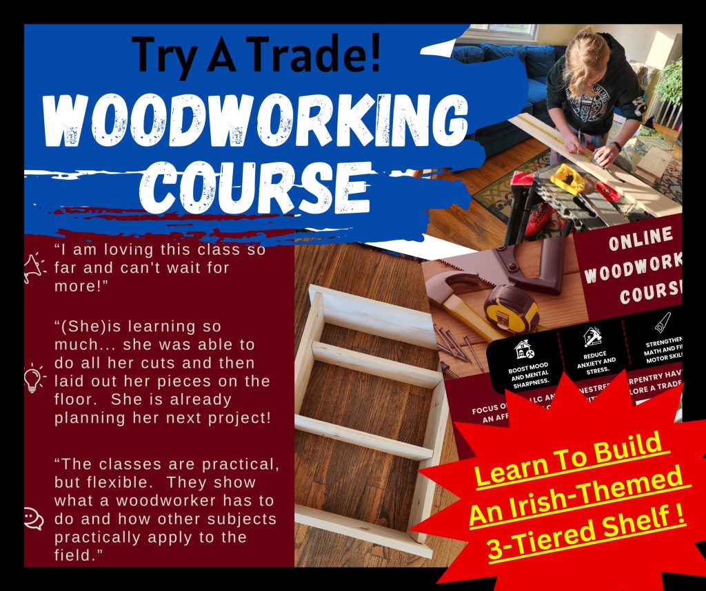 Woodworking Course: Build A 3-Tiered Shelf