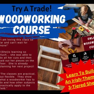 Woodworking Course: Build A 3-Tiered Shelf