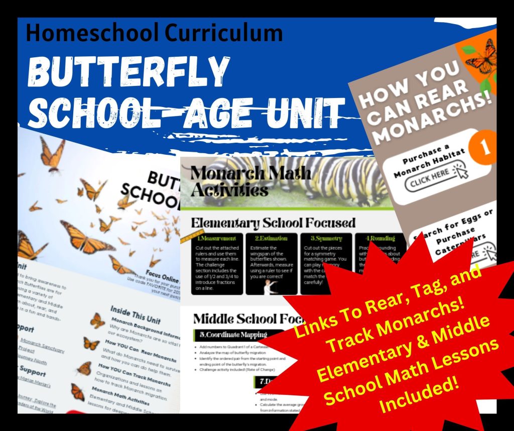 Butterfly Science Unit for School Age