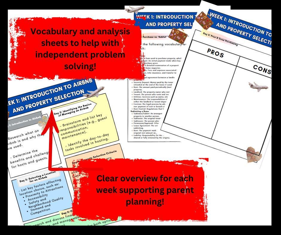 Opening An Airbnb: Middle School Homeschool Unit Plan - Image 3